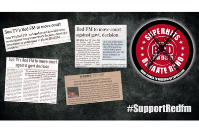 Red FM bajaaos for another cause, this time it's #SupportRedFM