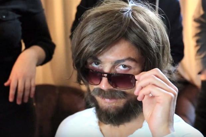 Cristiano Ronaldo has dressed up as a homeless man in a PR stunt to promote his new headphone brand