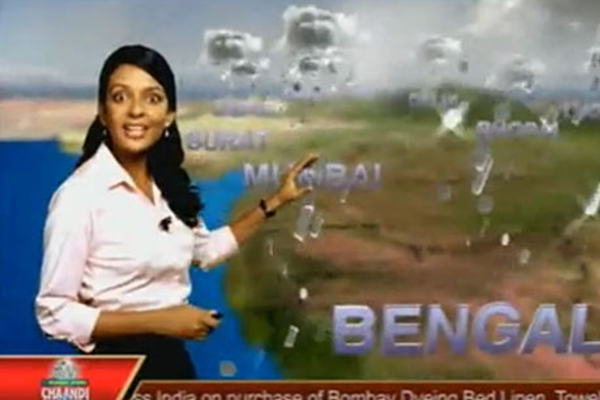 New Bombay Dyeing TVCs shot in news format