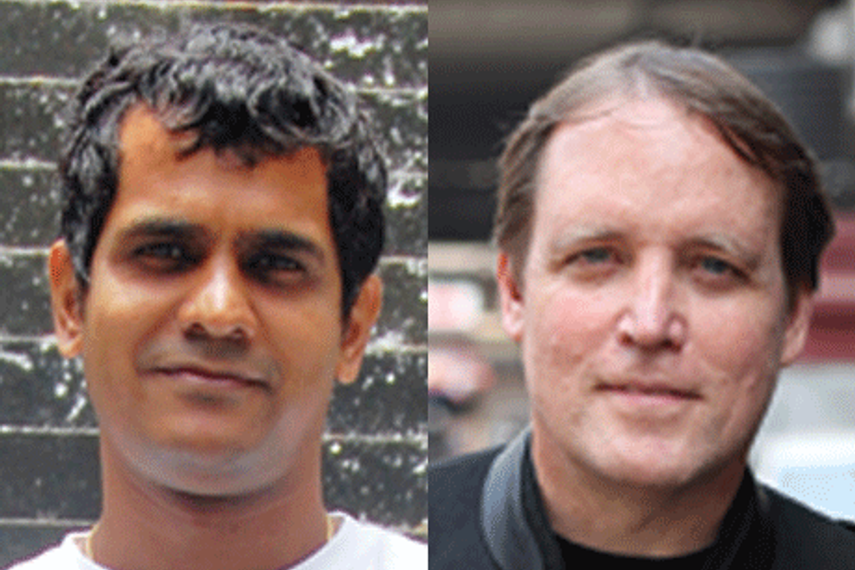 Santosh Padhi (L) and Max Hegerman (R)