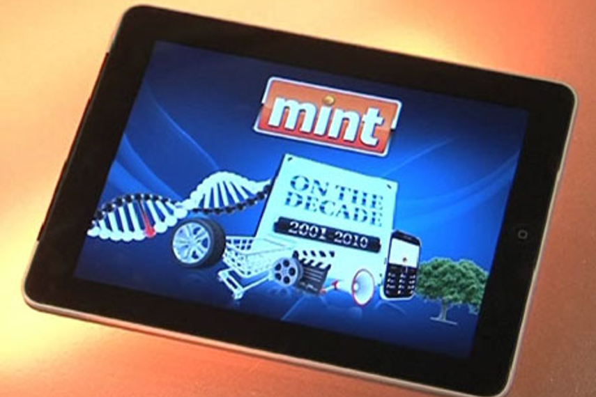 Mint tests tablet market with iPad app