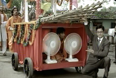 Bajaj Electricals 'reveals' the real reason behind miracles by Indian babas