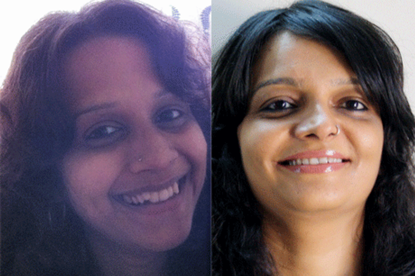 Kavita Kailas (L) and Bhairavi Naik (R)