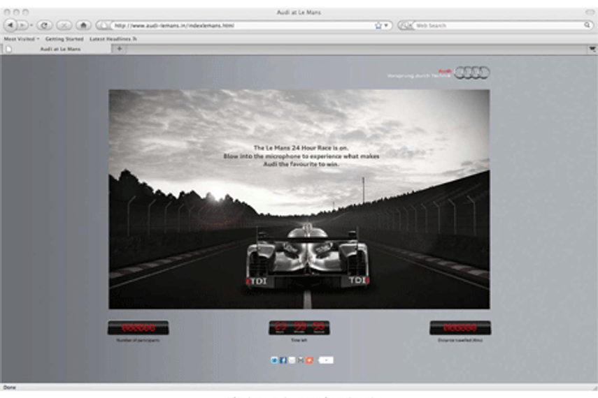 Creativeland creates 24-hour online race for Audi