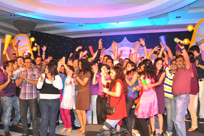 The Mindshare team celebrating their win