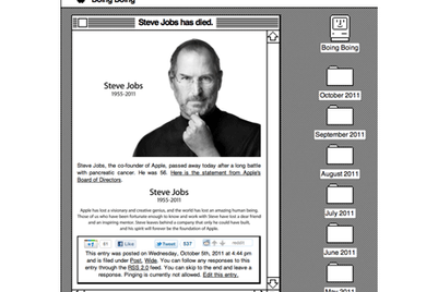 Weekend Tribute: Websites, artists and companies pay homage to Steve Jobs in their own way