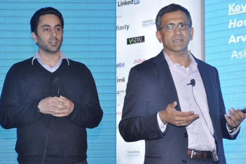 (L-R) PepsiCo's Shiv Singh and LinkedIn' Arvind Rajan