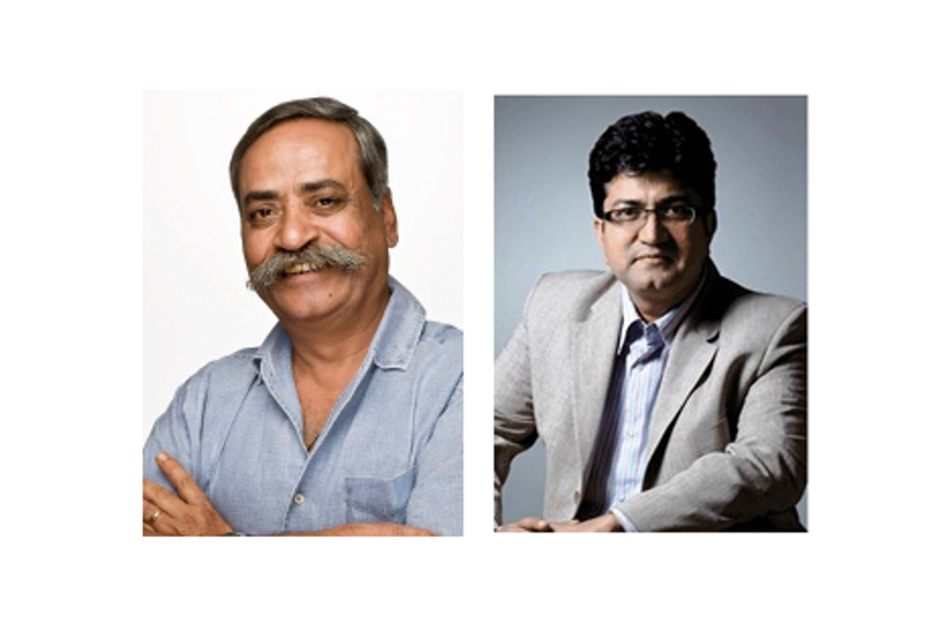 Piyush Pandey (left) and Prasoon Joshi