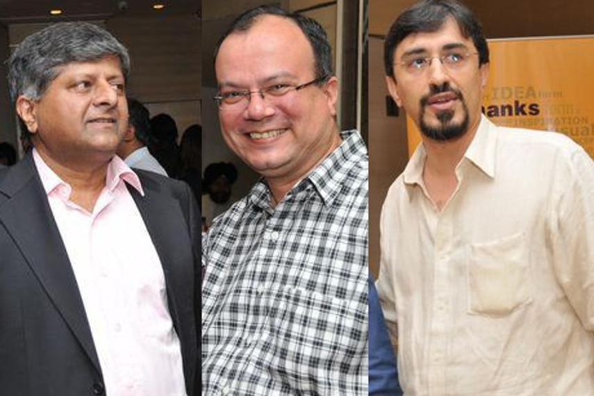 (L-R) Shashi Sinha, Pratap Bose, Ajay Kakar