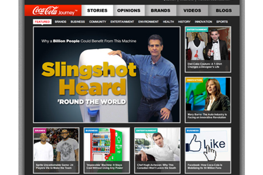 Coke promotes social causes and story-telling with Coca-Cola Journey 'magazine'