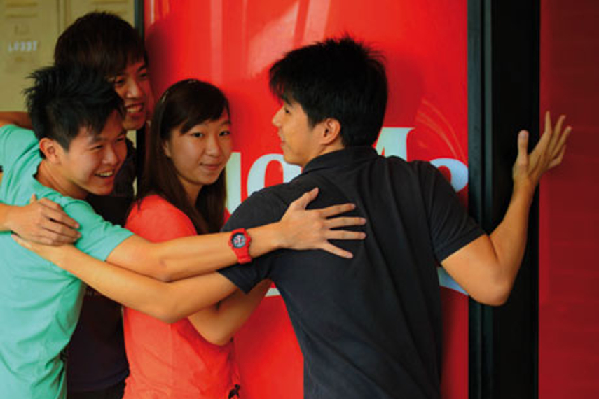 Singapore students get involved in Coca-Cola’s global ‘Open happiness’ campaign