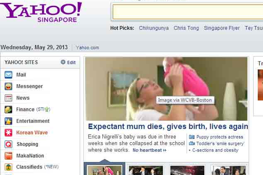 Yahoo is one of the 10 websites subject to the new regulation
