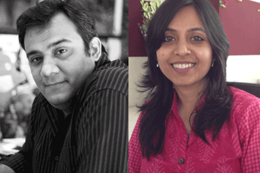 Kunal Chakravarty (L) and Madhumita Deb (R)
