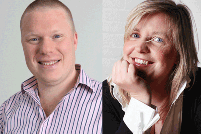 Adam Marshall (L) and AnneMarie Tanke (R)
