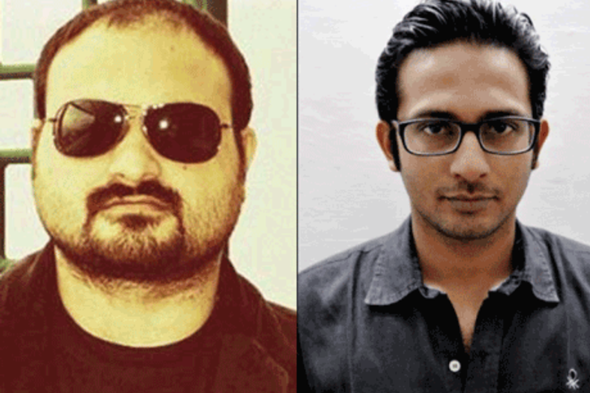 Abhishek Razdan (L) and Mairu Gupta