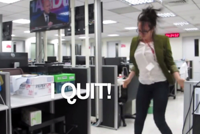 Weekend fun 2: Writer resigns with online video, company responds with another