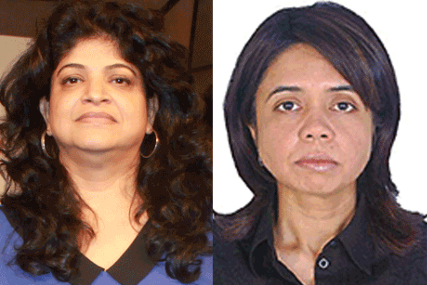 Nandini Dias (L) and Anamika Mehta (R)