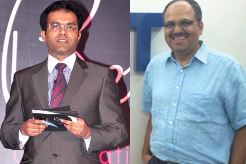 Prabhakar Tiwari (L) and Nitish Bajaj