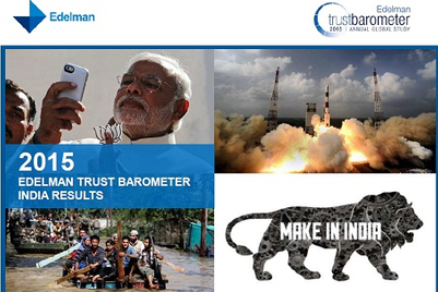 Edelman Trust Barometer 2015: Trust in businesses, government and media rises in India