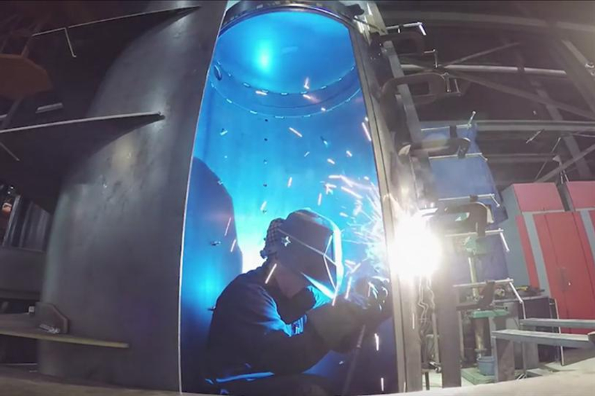 GE built a super smoker for its Science of BBQ installation at SXSW