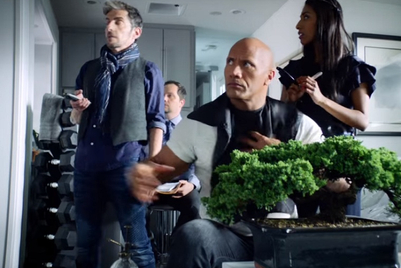 MMGB: The Rock checks off his (first) bucket list in Apple spot