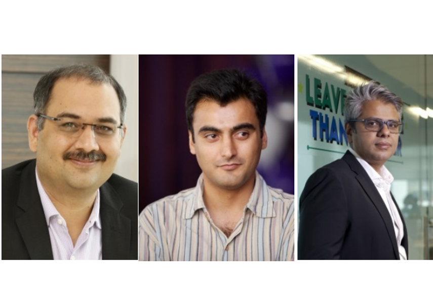 From left: Vyas, Arora and Jasani