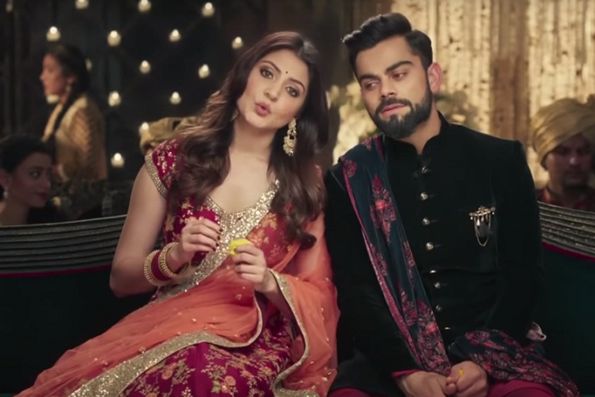 Actor Anushka Sharma and cricketer Virat Kohli as the formidable 'Virushka' power duo dominate the IIHB rankings