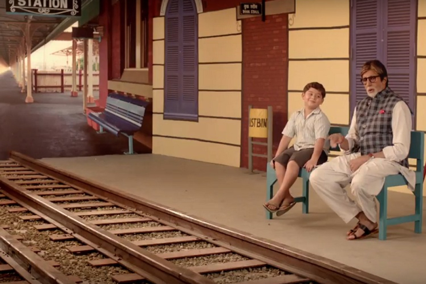 Screen grab from the Swachh Bharat campaign in 2016