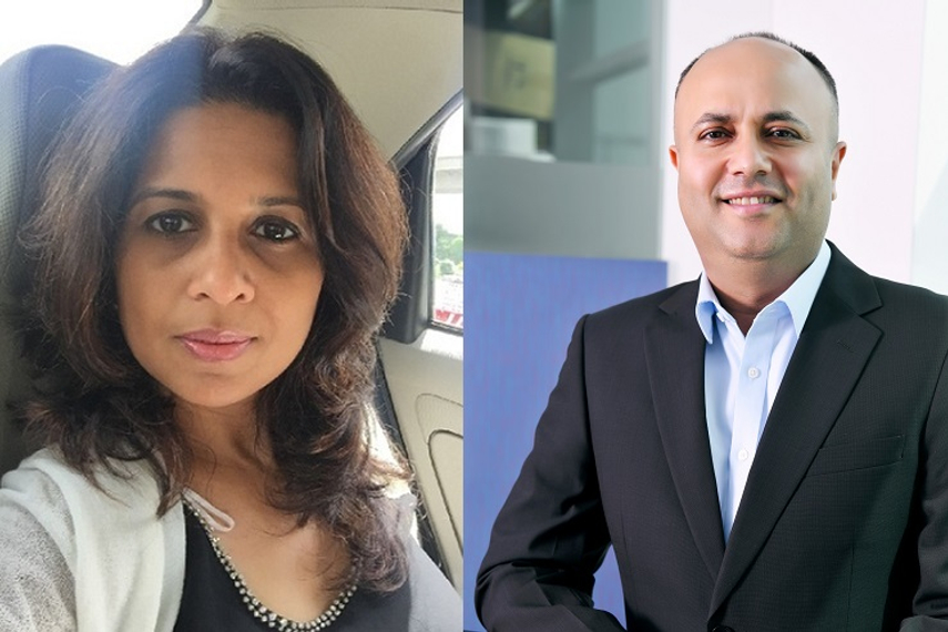 Rachana Lokhande (left) and Ajay Mehta