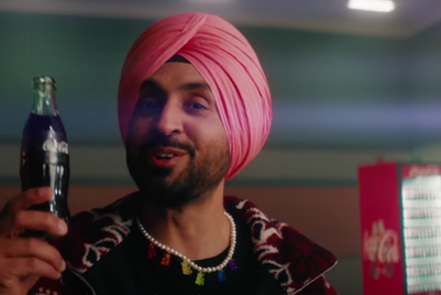 Diljit Dosanjh creates the perfect ambience for a Coca-Cola hangout
