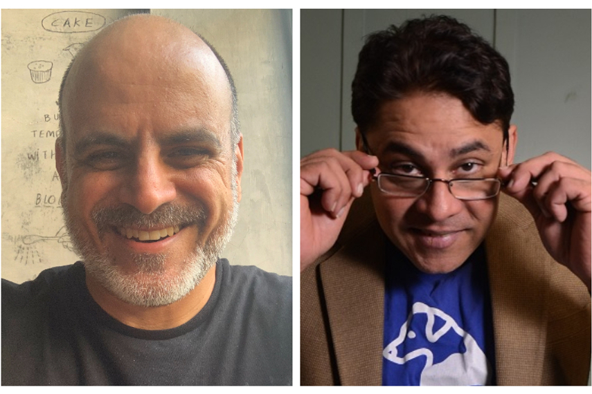Ashish Khazanchi (left) and Cyrus Broacha