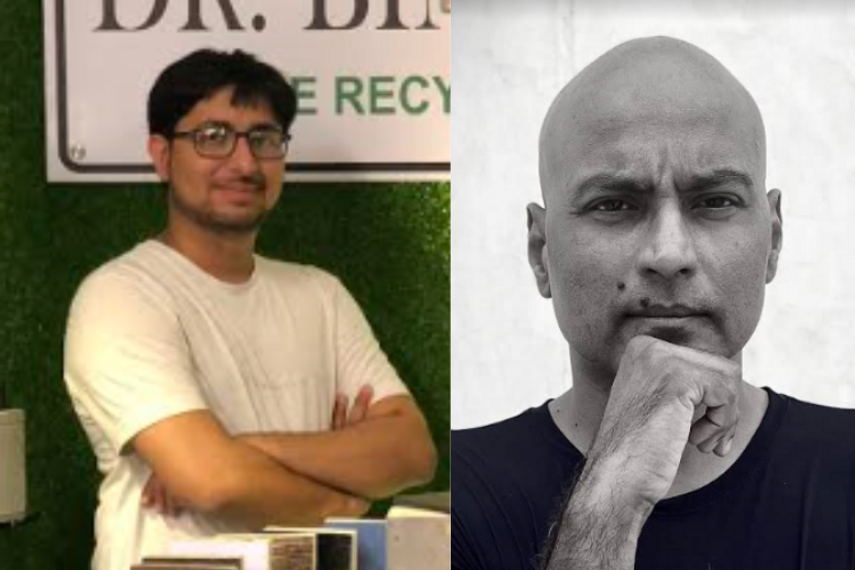 From left: Binesh Desai and Emmanuel Upputuru
