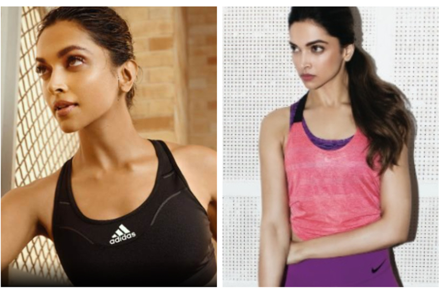 Raahil's blog: Deepika Padukone continues selling Nike, even after Adidas deal