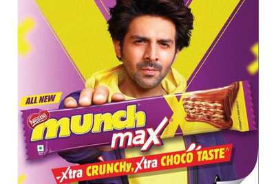 Kartik Aaryan is brand ambassador for Nestle’s Munch Max