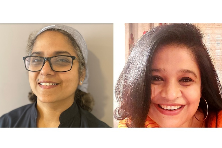 Bindu Menon (left) and Swati Bhattacharya