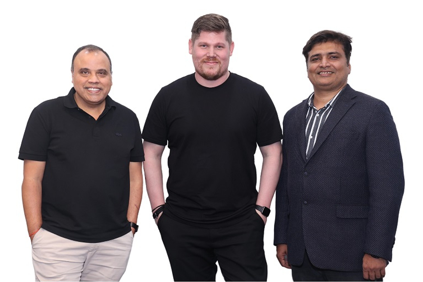 Vishnu Mohan (left), Dimi Albers (centre) and Himanshu Mody