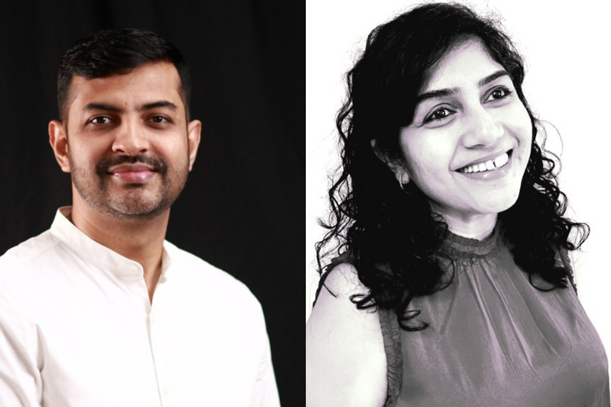 Mohan Bissa (left) and Vartika Malviya Hali