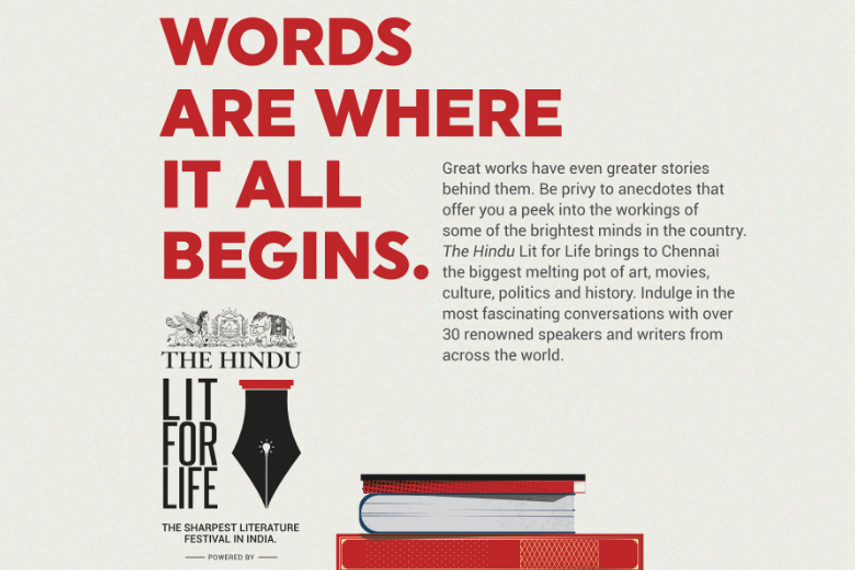 The Hindu Group's Lit for Life to be held on 24, 25 February