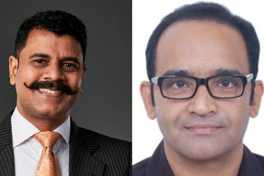 Rahul Jain (left) and Sudhir Shetty