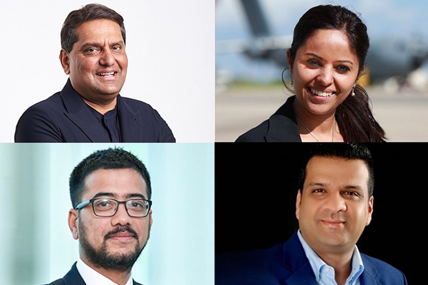 Clockwise from top left: Nikhil Khanna, Neha Mehrotra, Girish Huria and Manash Neog