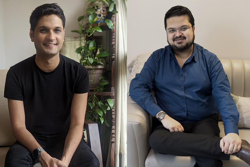 Rohan Naterwalla (left) and Abhinav Sinha