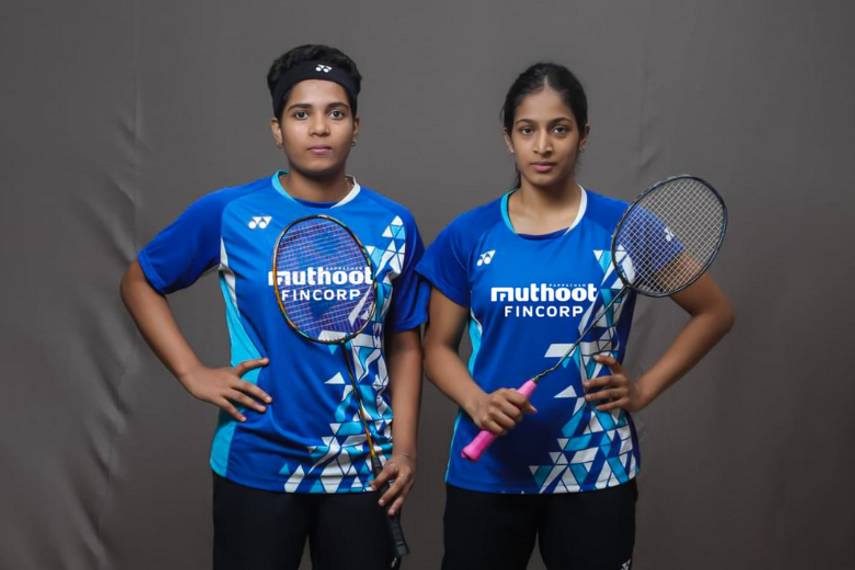 Tressa Jolly and Gayathri Gopichand (left)