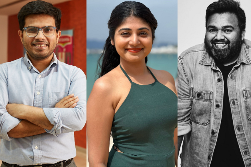From left: Amit Doshi, Binaifer Dulani, Prashant Gopalakrishnan