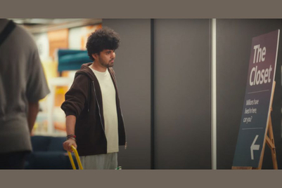 IKEA’s ad proclaims that closets are for clothes, not people