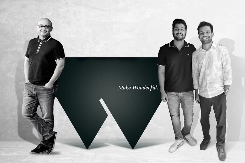 Wondrlab’s founder Saurabh Varma with OPA’s founders, Rupansh Goyal and Chandan Routray.