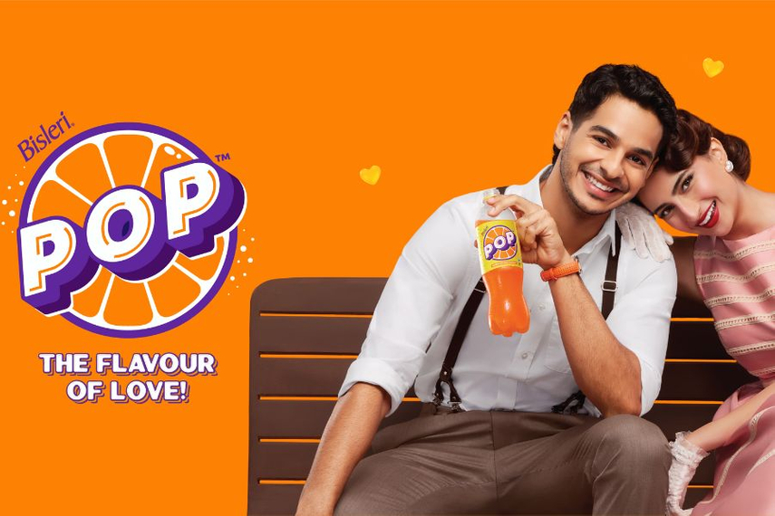Bollywood actors Ishaan Khatter and Palak Tiwari capture a vintage vibe in Bisleri's #FlavourOfLife campaign, complete with era-appropriate sets, styling, and music.