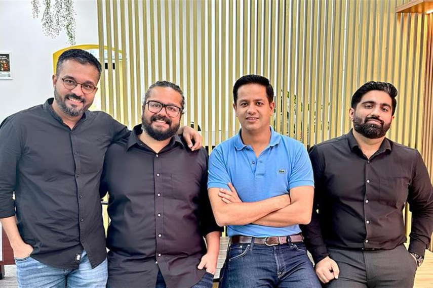 (Left to right): Salman Shamsi, Dhruv Shah, Ankit Banga and Anmol Dang who were elevated at FCB/SIX India.