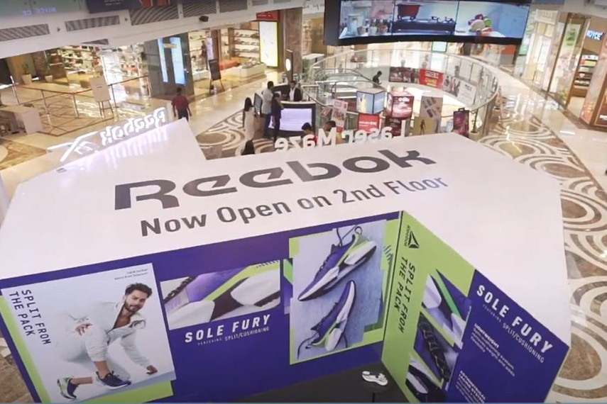 In 2019, Reebok organised the 'Laser Maze Challenge' experiential marketing activation to launch its new store at Delhi's Ambience Mall.