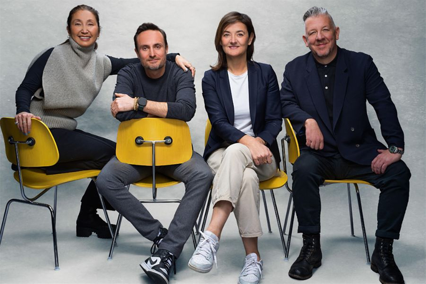 From left to right: Carla Serrano, Marco Venturelli, Agathe Bousquet and Gareth Goodall