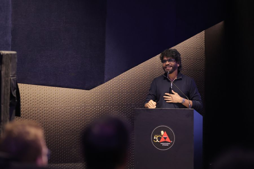 Actor and vice chairman of Annapurna Studios, Nagarjuna Akkineni, at the launch of the new post-production facility.